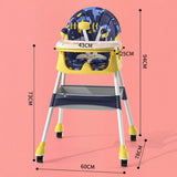 Dual-Height Convertible Station with Interactive Toy Bar & Locking Wheels