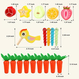 6 in 1 Montessori Wooden Toy for Toddlers