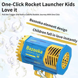 Automatic Cell Operated Bubble Machine Gun 69 Holes - KidoKraze