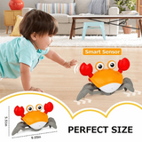 Crawling Crab Musical Toy with Infrared Sensors - KidoKraze