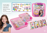 DIY Ultimate Friendship Bracelet Maker Kit - 3000+ Beads & Charms