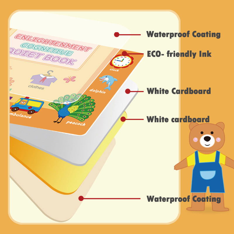 Montessori Kate's Quiet Book For Kid - KidoKraze