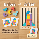 Wooden Stacking Blocks Puzzle Toy