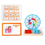 Wooden Alarm Clock – Educational Toy for Kids