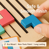 Wooden Stacking Blocks Puzzle Toy