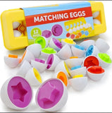 Matching Eggs Color Recognition & Shape 12 Pieces