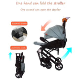 Ultra-Lightweight Foldable Baby Stroller – Compact & Travel-Friendly