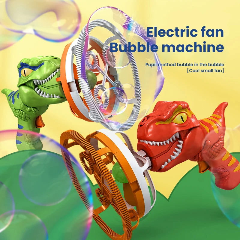 Dinosaur Bubble Blower Machine Gun - KidoKraze