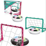 Indoor Hover Soccer Ball Set - LED Light Up Air Football with Goal Posts for Kids