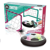 Indoor Hover Soccer Ball Set - LED Light Up Air Football with Goal Posts for Kids