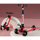 Mickey Mouse Clubhouse Adventure 3-Wheel Kick Scooter - Red & Black with LED Wheels